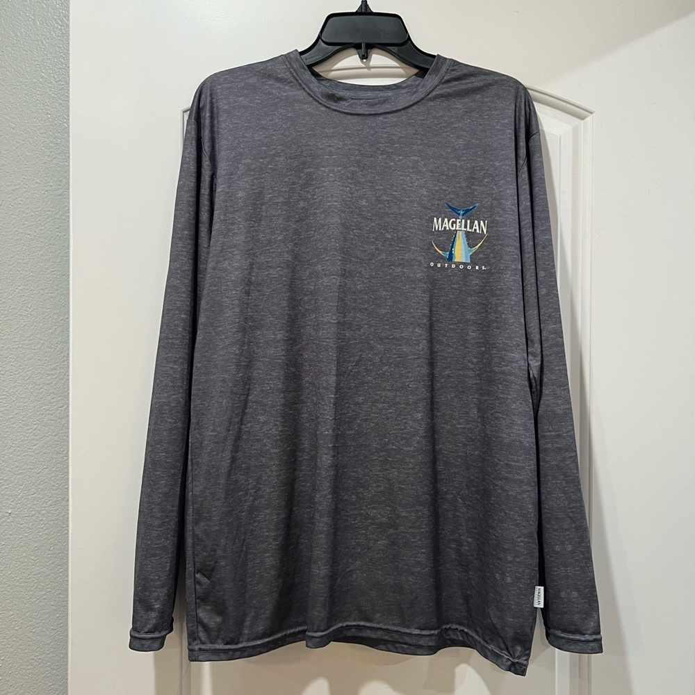 Magellan Outdoors Charcoal Long Sleeve Tee